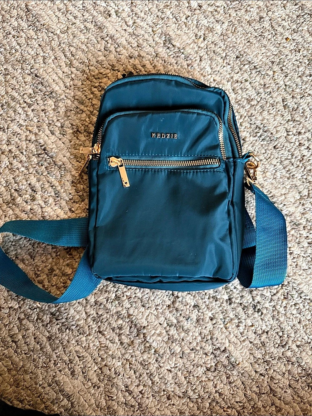 KEDZIE Roundtrip Convertible Sling Blue Backpack